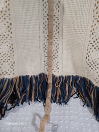 Image 8 of Sleeveless Cardigan With Flower Detail