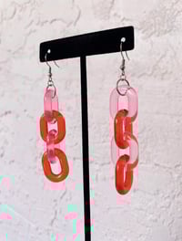 "Pixelated Kisses" Earrings (Stainless steel)