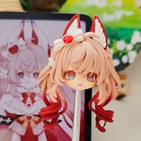 Image 3 of Custom Anime Doll Head [Compatible w/ 1/12 Bodies: Nendoroid Doll, Obitsu 11 ]