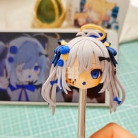 Image 4 of Custom Anime Doll Head [Compatible w/ 1/12 Bodies: Nendoroid Doll, Obitsu 11 ]