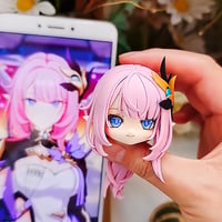 Image 6 of Custom Anime Doll Head [Compatible w/ 1/12 Bodies: Nendoroid Doll, Obitsu 11 ]
