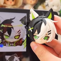 Image 7 of Custom Anime Doll Head [Compatible w/ 1/12 Bodies: Nendoroid Doll, Obitsu 11 ]