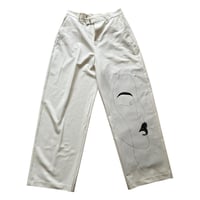 Image 3 of PANTALÓN WIDE BLANCO