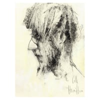 Image 1 of Crow - Charcoal and Acrylic Paint on Paper 