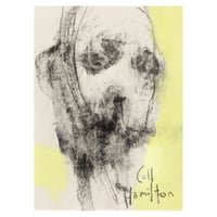 Image 1 of Downstream - Charcoal and Acrylic Paint on Paper 