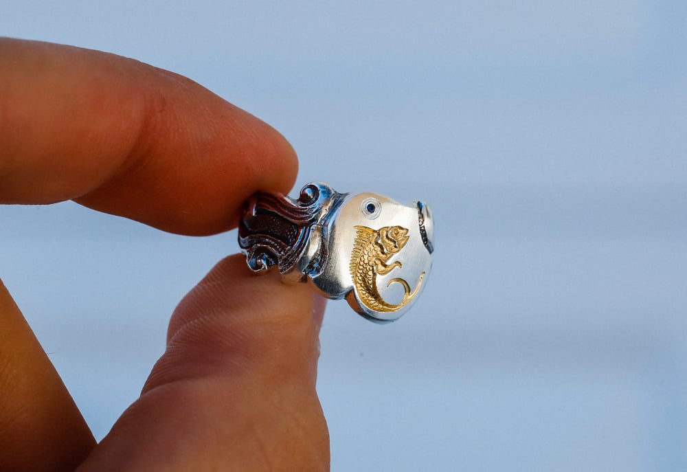 Image of Fish Signet Ring