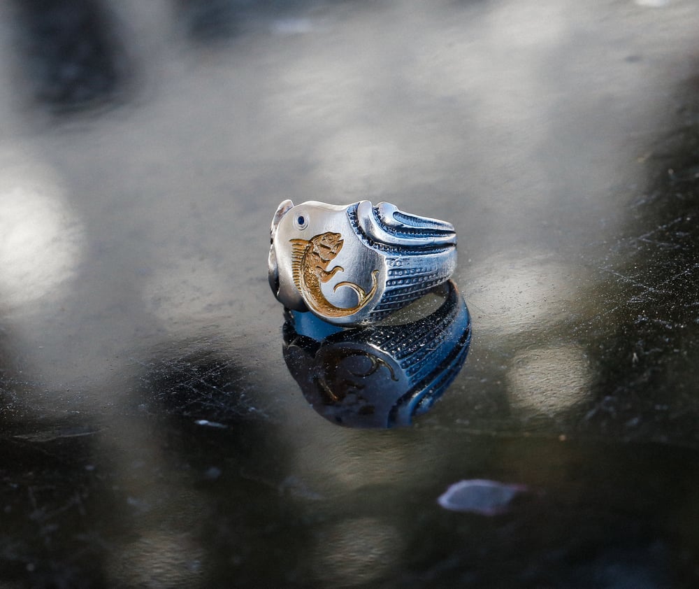 Image of Fish Signet Ring