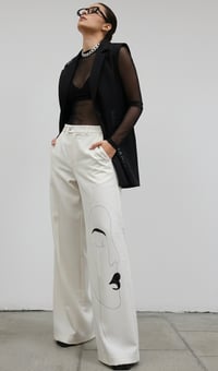 Image 2 of PANTALÓN WIDE BLANCO