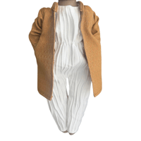 Copy of HarperIman 2pc Accessory Option - White jumper + Coat