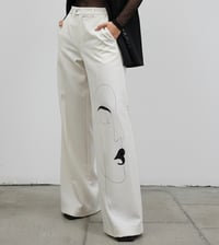 Image 1 of PANTALÓN WIDE BLANCO