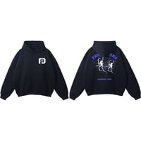 Thermal Pixel Spider (Blue) hoodie