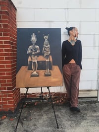 Image 2 of "Kemetic Trinity" Original Painting 