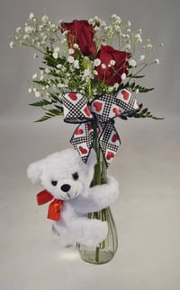 Bear Love Vase 
