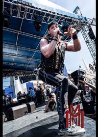 Image 6 of Stevie Rachelle "Stage Worn / Battle Vest" Leather + a FREE Tuff Box Set of 15 CDs/DVDs