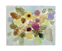 18x22'' floral watercolor