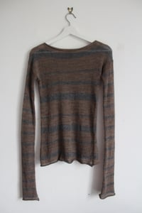 Striped Long Sleeve (Brown/Grey) - Made To Order