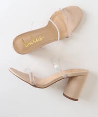 Image 2 of Lulus Dakyana Light Nude Suede High Heel Sandals