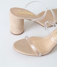 Image 3 of Lulus Dakyana Light Nude Suede High Heel Sandals