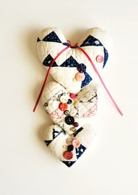 Image 1 of Triple Hearts Hanging Ornament