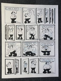 Drinking (original art)