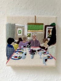 Image 4 of TINY PORTRAIT, hand embroidered