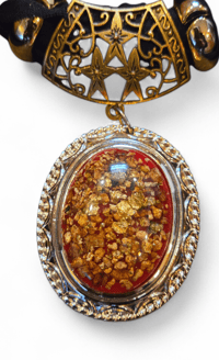 Image 2 of Necklace Scarf- Gilded Dusk