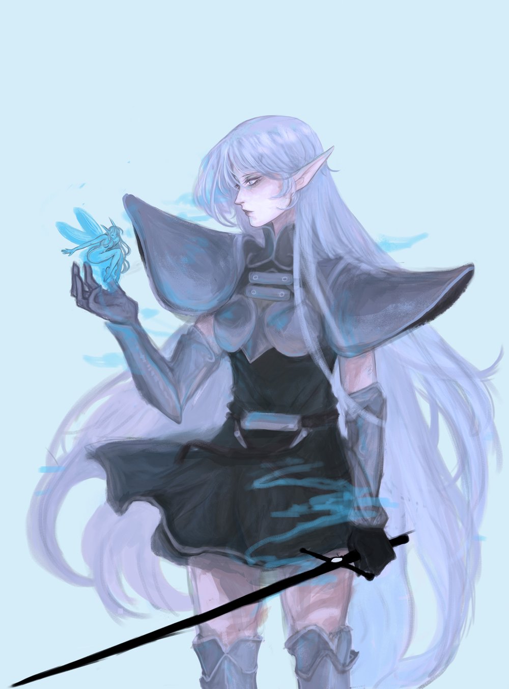 Image of Record Of Lodoss War Postcard, Deedlit