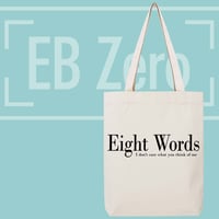 Image 2 of Tote Bag Canvas - Eight Words (NSL059)