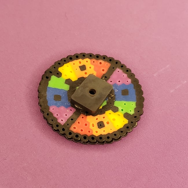 Abstract Rainbow Fridge Magnet