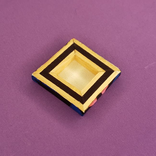 Painted Abstract Fridge Magnet #1