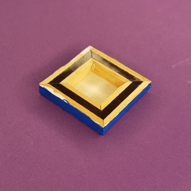 Painted Abstract Fridge Magnet #2