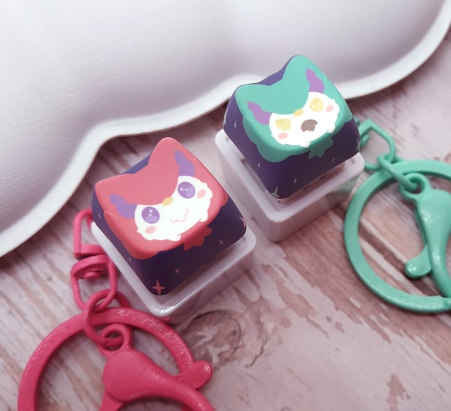 ✦Xayah and Rakan keycaps✦