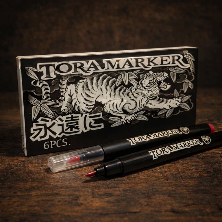 PACK TORA MARKER FINE TIP CHI RED