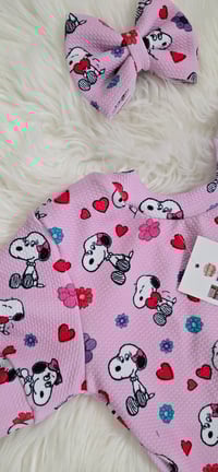 Image 4 of Snoopy dress and bow 