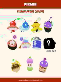 Image 1 of Pikmin Phone Charms