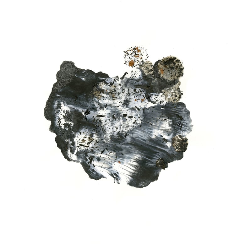 Image of mono-print painting 9 by Faith Coloccia