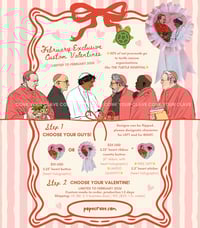 Image 1 of *LIMITED* Conclave Valentines Holographic Button + Sticker Set (February 2026)