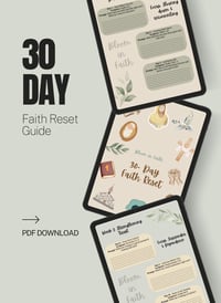 30- Day Faith Reset (PDF Guide)