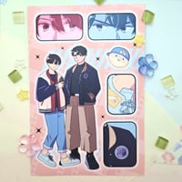 JD Fashion Sticker Sheet