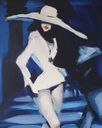 6" X 8" PRINT of 'Blue Vivienne'