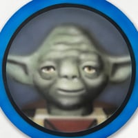 Image 2 of Lego Yoda Icon Painting