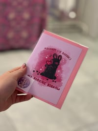 Kartka okolicznościowa Walentynki POOP bunny