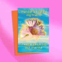 Image 1 of Insane Decision Greeting Card