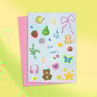 Image 1 of Stickers Greeting Card