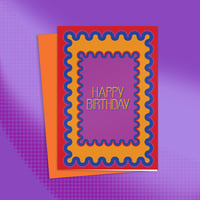 Image 1 of Mustard Stamp Greeting Card