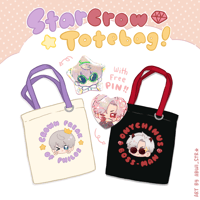 Image 1 of [PRE-ORDER] Xavier and Sylus zipper tote bag