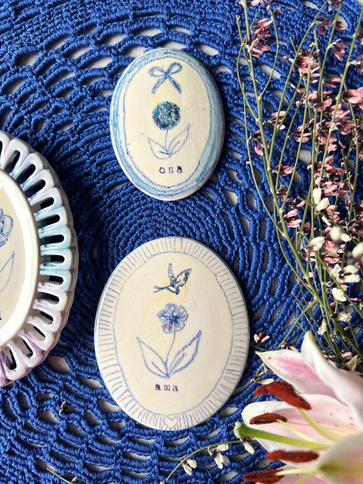 TRIS OVALINI - OSA, RIDI ,AMA