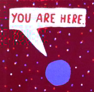 Image of Sticker: You are here