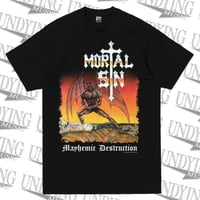 Image 2 of MORTAL SIN "Mayhemic Destruction" SS & LS 