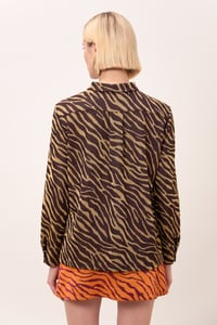 Image 4 of CAMICIA MILOS ZEBRA MARRONE